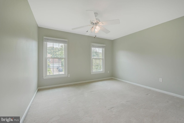 1176 Bandy Run Rd, Herndon, VA 20170 - empty room with baseboards, carpet flooring, and ceiling fan