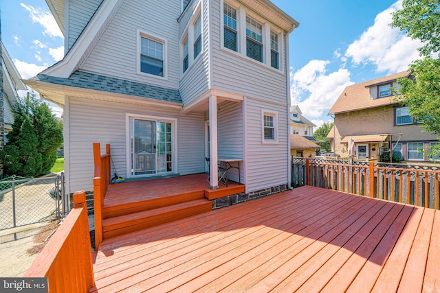 27 Shelbourne Rd, Havertown, PA 19083 - view of wooden deck