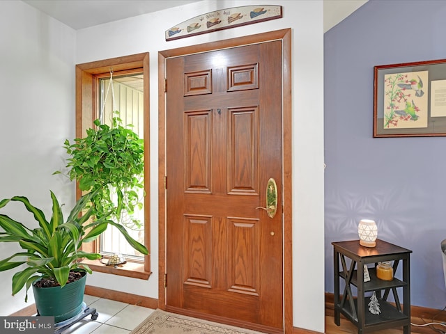 149 Kiehner Rd, Schuylkill Haven, PA 17972 - entryway with baseboards and light tile patterned flooring