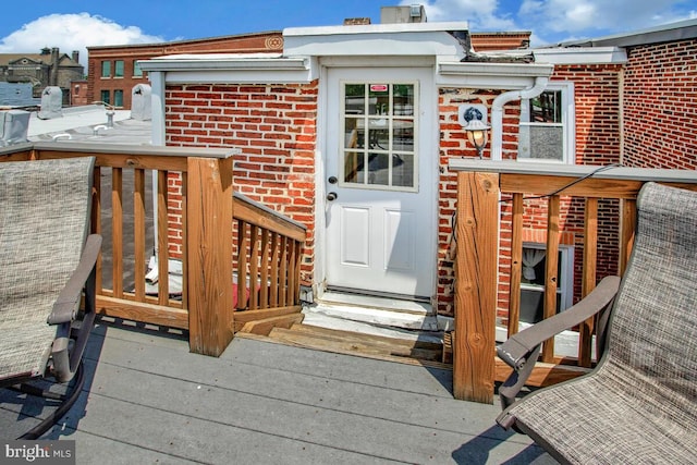 743 W Cross St, Baltimore, MD 21230 - view of wooden terrace