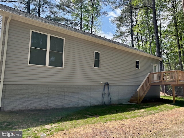 520 Glebe Rd S, Montross, VA 22520 - view of side of property featuring stairway and a deck