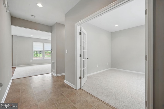 11 Worsham Ln, Fredericksburg, VA 22405 - spare room featuring light colored carpet, recessed lighting, baseboards, and a smoke detector