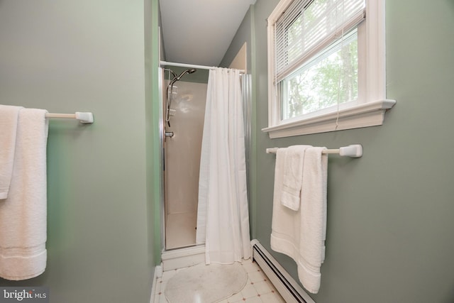 337 Greene Rd, Berwyn, PA 19312 - full bath with a stall shower and baseboards