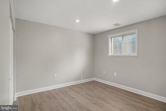 3922 Rolling Rd Unit A8, Pikesville, MD 21208 - empty room featuring wood finished floors and recessed lighting