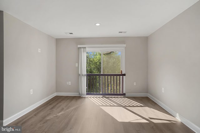 3922 Rolling Rd Unit A8, Pikesville, MD 21208 - empty room featuring wood finished floors and recessed lighting