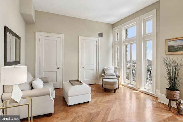 1830 S Rittenhouse Square 12C And 12D, Philadelphia, PA 19103 - sitting room featuring baseboards