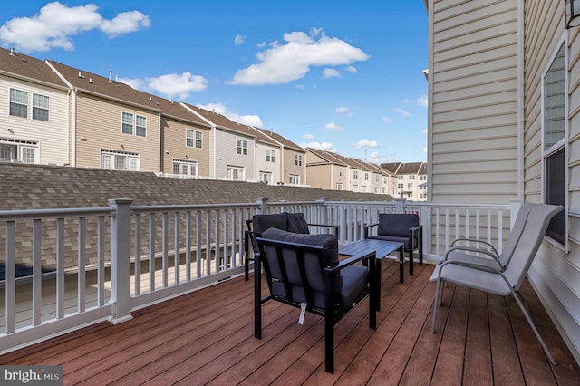 2620 Egret Way, Frederick, MD 21701 - wooden deck with a residential view