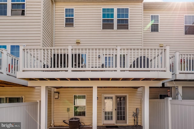 2620 Egret Way, Frederick, MD 21701 - rear view of house with central AC