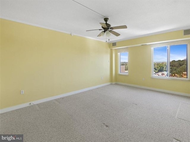 2956 Hathaway Rd Unit 1205, Richmond, VA 23225 - carpeted empty room featuring a ceiling fan and baseboards
