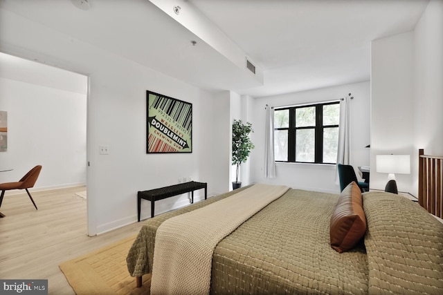 400 Massachusetts Ave NW Unit 223, Washington, DC 20001 - bedroom featuring light wood-type flooring and baseboards