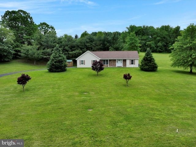 66 Browns Rd, Schuylkill Haven, PA 17972 - ranch-style house featuring a front lawn