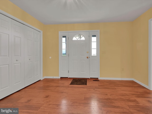 66 Browns Rd, Schuylkill Haven, PA 17972 - foyer entrance featuring light wood-style flooring and baseboards