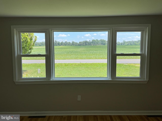 6016 Palmer Mill Rd, Hurlock, MD 21643 - spare room featuring wood finished floors