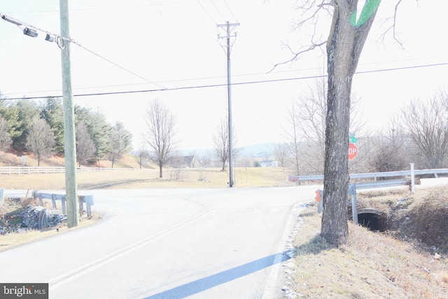 11633 Gehr Rd, Waynesboro, PA 17268 - view of asphalt road with traffic signs