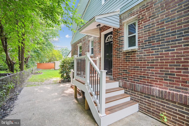 5609 35th Ave, Hyattsville, MD 20782 - entrance to property featuring brick siding and a patio area