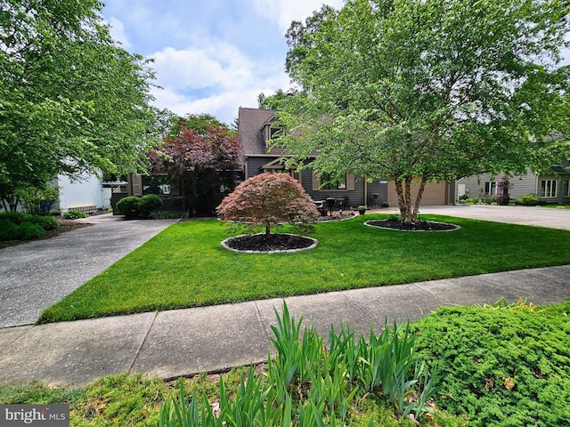 35 Read St, Seaford, DE 19973 - obstructed view of property with driveway and a front lawn