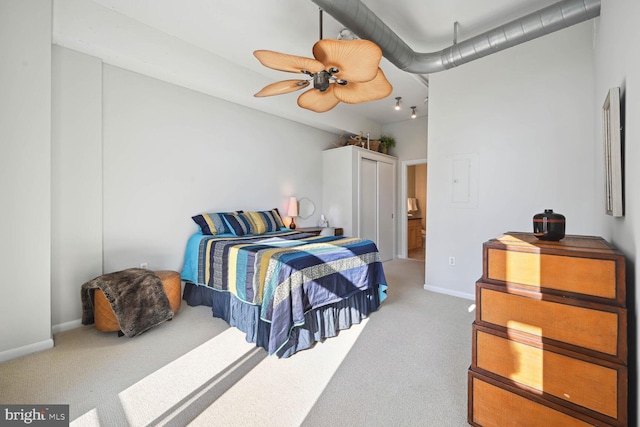 811 4th St NW Unit 720, Washington, DC 20001 - bedroom with light carpet and baseboards