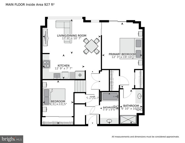 811 4th St NW Unit 720, Washington, DC 20001 - room layout