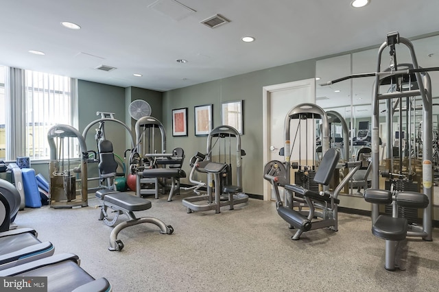 811 4th St NW Unit 720, Washington, DC 20001 - workout area with recessed lighting