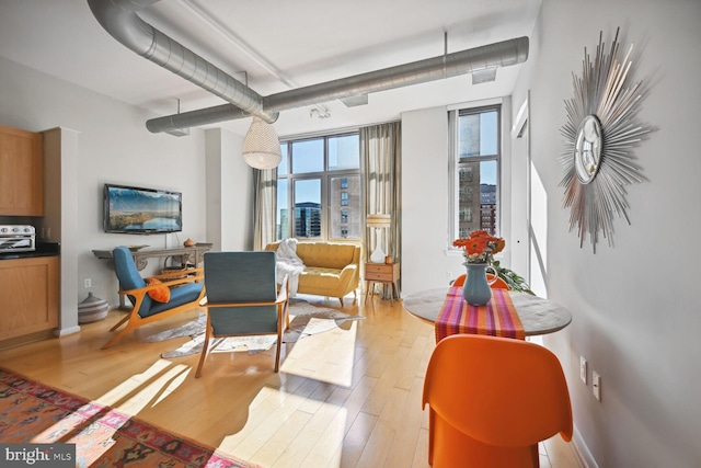 811 4th St NW Unit 720, Washington, DC 20001 - living area featuring light wood-type flooring