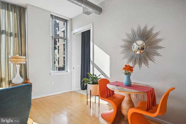 811 4th St NW Unit 720, Washington, DC 20001 - dining space with wood finished floors and baseboards