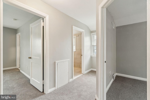 254 Bryn Mawr Ave, Lansdowne, PA 19050 - hall featuring carpet floors and baseboards