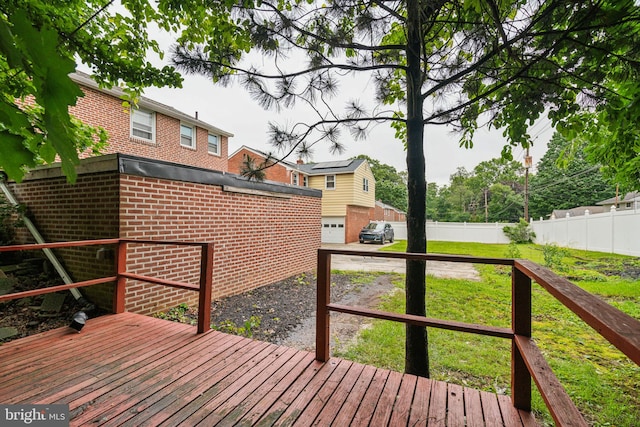 254 Bryn Mawr Ave, Lansdowne, PA 19050 - view of wooden terrace