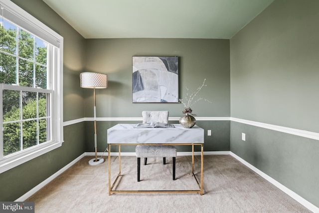 13412 Glen Taylor Ln, Herndon, VA 20171 - office area featuring plenty of natural light and carpet floors