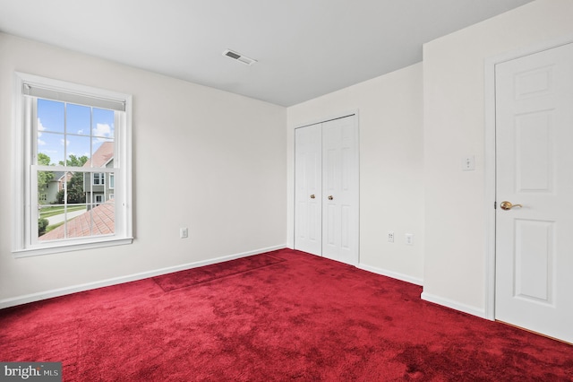 13412 Glen Taylor Ln, Herndon, VA 20171 - unfurnished bedroom with carpet floors and a closet