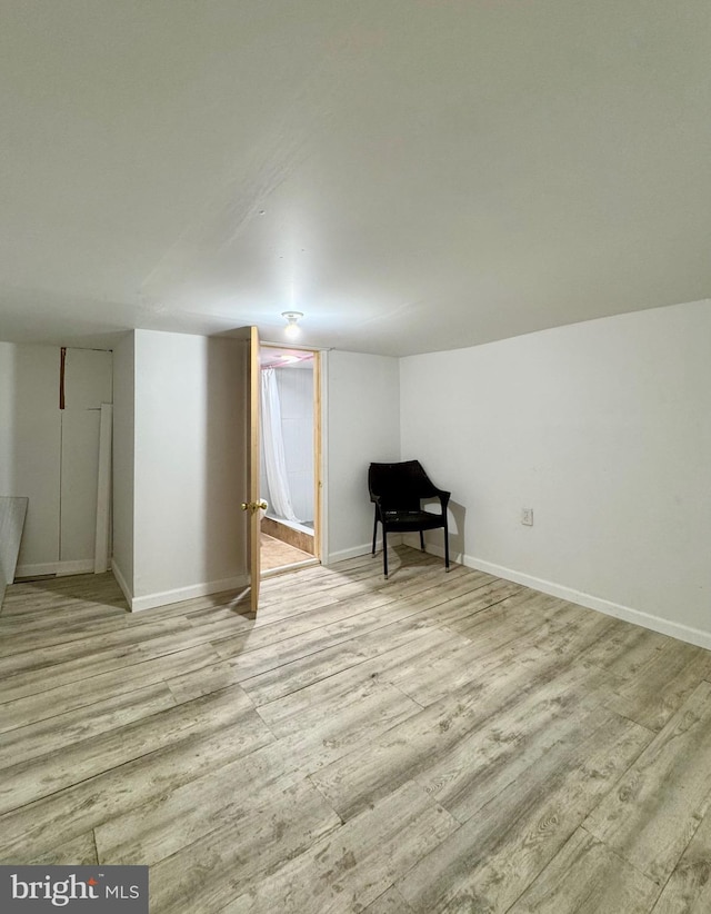 240 W Glenwood Ave, Philadelphia, PA 19140 - finished basement with wood finished floors and baseboards