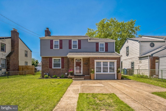 742 Arndt Ave, Riverside, NJ 08075 - view of front facade featuring brick siding and a chimney