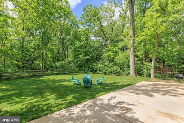 6316 Ferryboat Cir, Columbia, MD 21044 - view of yard with a patio