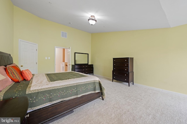 10745 Hillingdon Rd, Woodstock, MD 21163 - carpeted bedroom with baseboards and high vaulted ceiling