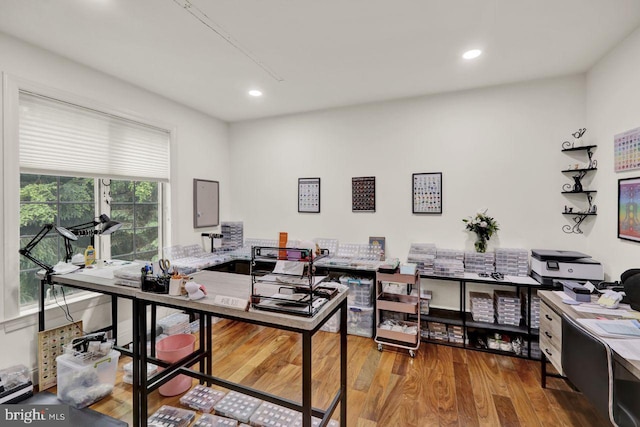 12 Fox Glen Dr, Reading, PA 19608 - home office featuring wood finished floors and recessed lighting