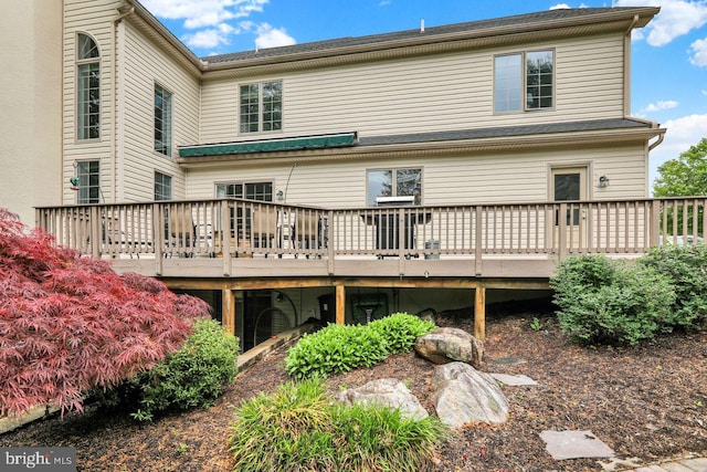 12 Fox Glen Dr, Reading, PA 19608 - rear view of house with a deck