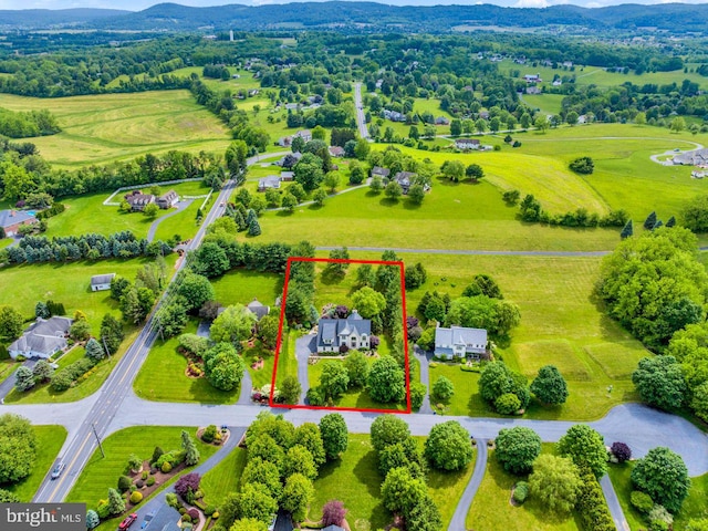 12 Fox Glen Dr, Reading, PA 19608 - view of rural area with property parcel outlined and mountains