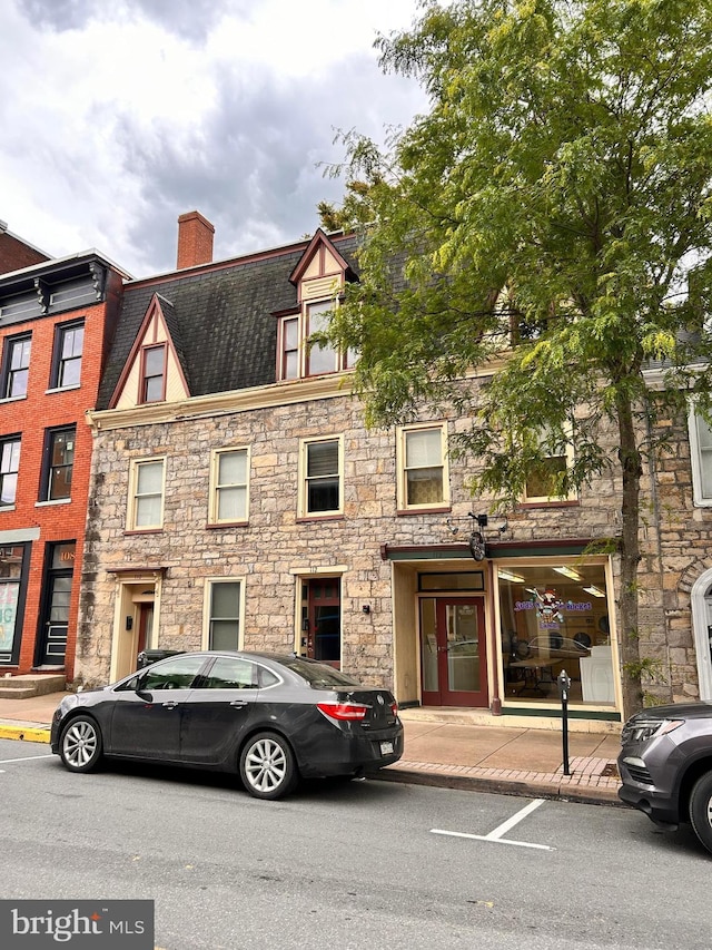 110-112 W Bishop St, Bellefonte, PA 16823 - multi unit property with a chimney and stone siding