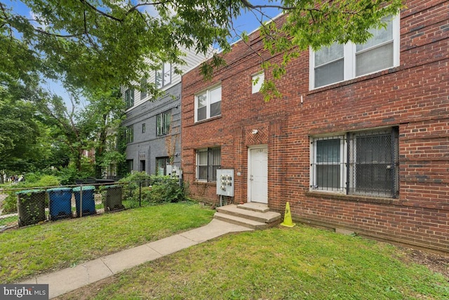 1707 H St NE, Washington, DC 20002 - view of front of home with brick siding