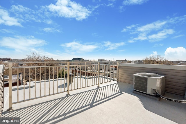 2811 Wharton St, Philadelphia, PA 19146 - view of patio with cooling unit and a balcony