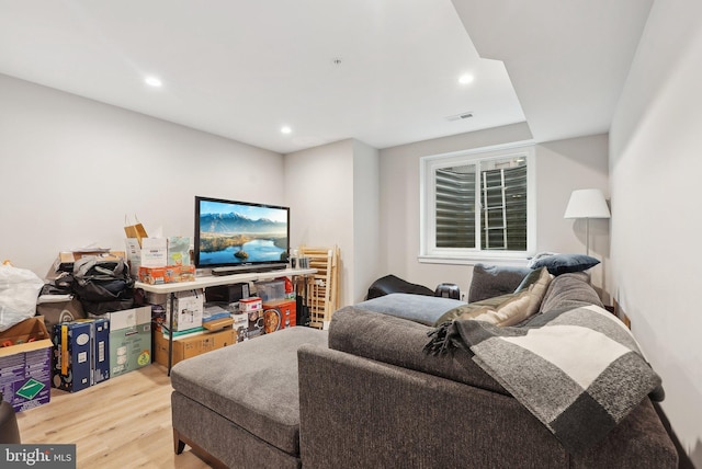 2811 Wharton St, Philadelphia, PA 19146 - living room with wood finished floors and recessed lighting