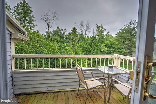 304 Trinity Ct Unit 11, Princeton, NJ 08540 - deck featuring a forest view