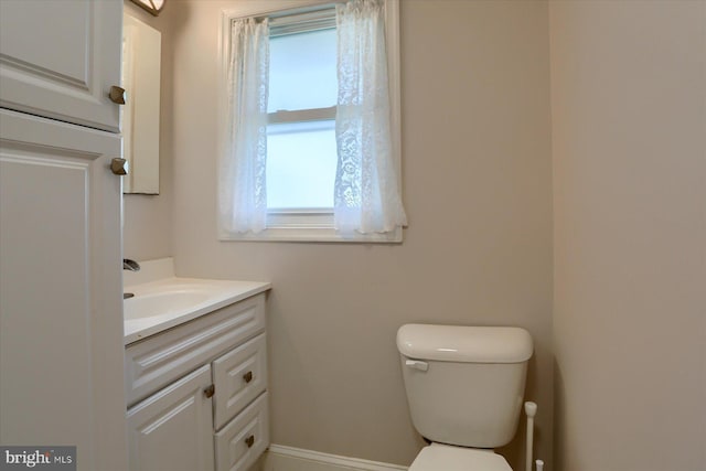 1507 Hemlock Ave, Carlisle, PA 17013 - half bath featuring healthy amount of natural light, vanity, and toilet