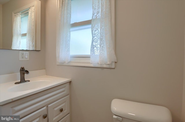 1507 Hemlock Ave, Carlisle, PA 17013 - bathroom with plenty of natural light, toilet, and vanity