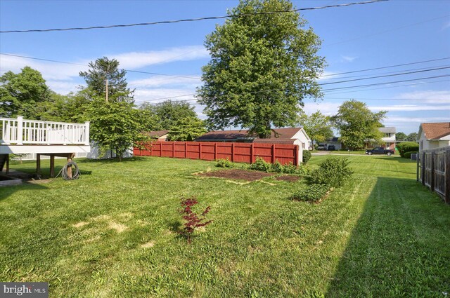 1507 Hemlock Ave, Carlisle, PA 17013 - view of yard featuring a wooden deck