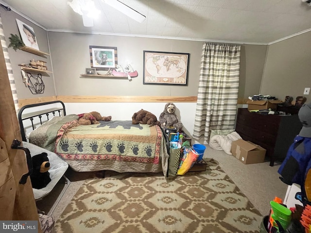 4306 National Pike, Markleysburg, PA 15459 - carpeted bedroom featuring ornamental molding