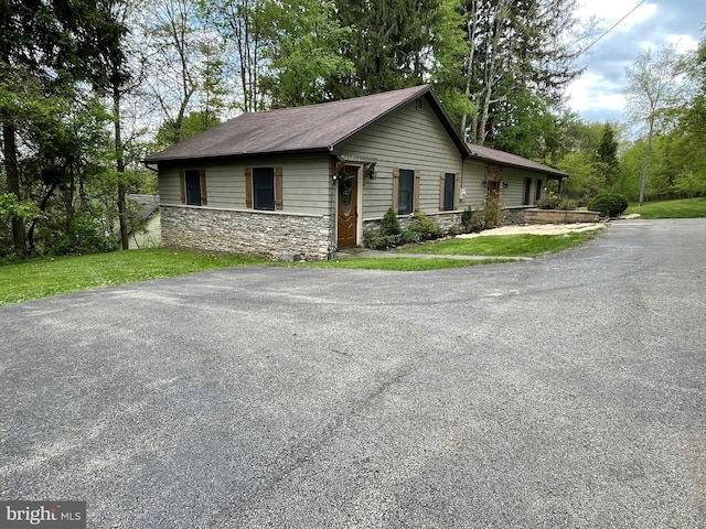 4306 National Pike, Markleysburg, PA 15459 - view of front of property featuring stone siding and a front yard