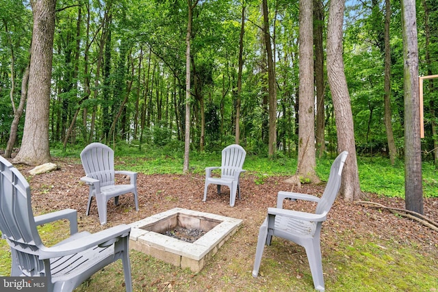 21363 Indiana Ave, Chestertown, MD 21620 - view of yard with a fire pit
