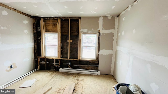 34 N 3rd St, Saint Clair, PA 17970 - spare room with a baseboard heating unit