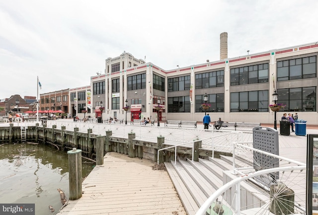 1724 W Abingdon Dr Unit 201, Alexandria, VA 22314 - dock area with a water view
