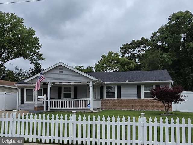 1276 Cronin Dr, Woodbridge, VA 22191 - view of front of home with a porch and brick siding